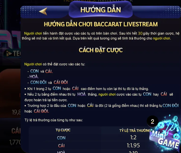Baccarat Casino Tại 789Club Đấu Trường Bài Cào Đẳng Cấp Quốc Tế