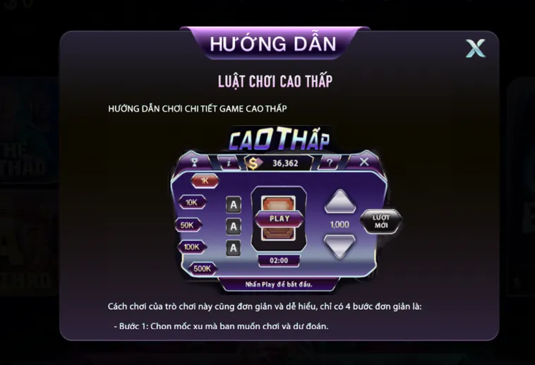 Chinh Phục Siêu Phẩm Minigame Cao Thấp Tại 789Club Với Thưởng Lớn Mỗi Ngày