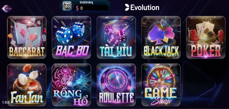 Khám Phá Sảnh Evolution Live Tại 789Club Đẳng Cấp Số Một Hiện Nay