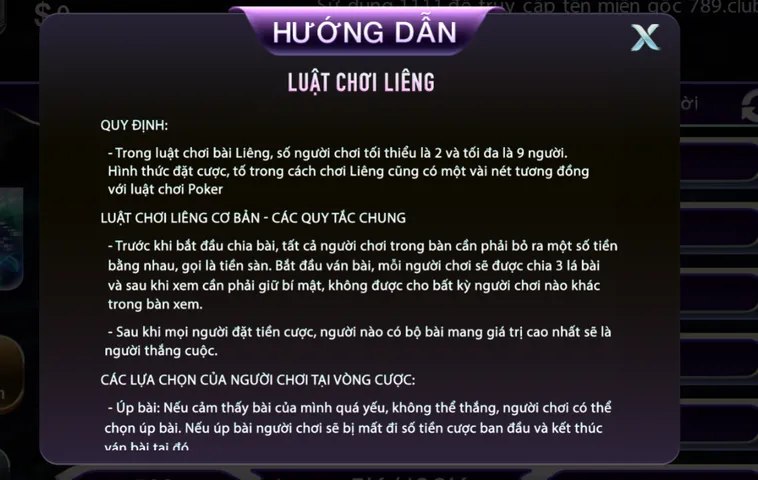Trải Nghiệm Đỉnh Cao Cùng Siêu Phẩm Liêng Tại 789Club Ngay Hôm Nay