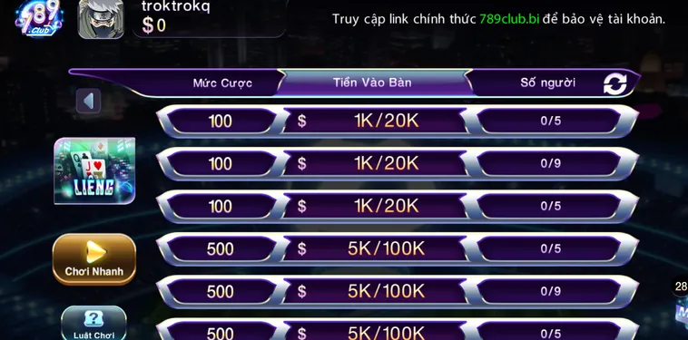 Trải Nghiệm Đỉnh Cao Cùng Siêu Phẩm Liêng Tại 789Club Ngay Hôm Nay