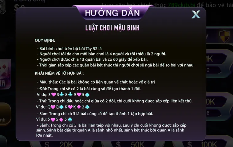 Chinh Phục Minigame Mậu Binh Tại 789Club Với Kho Báu Lộ Thiên Hấp Dẫn