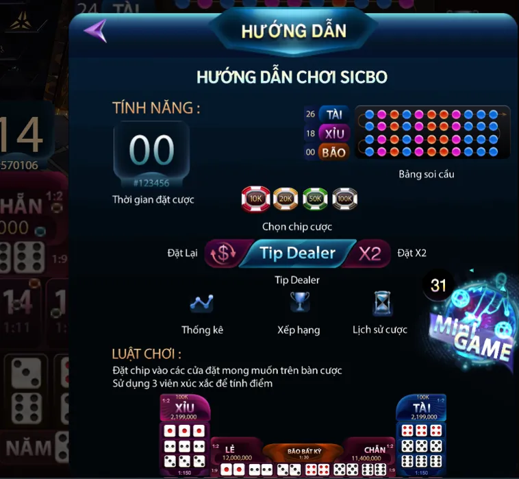 Chinh Phục Trò Chơi Sicbo Casino Tại 789Club Đẳng Cấp Nhất Hiện Nay