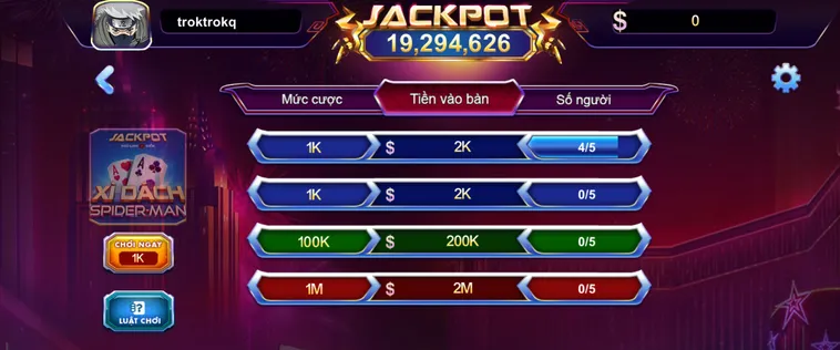 Trải Nghiệm Đỉnh Cao Cùng Siêu Phẩm Xì Dách Spidermen Tại 789Club Ngay Hôm Nay